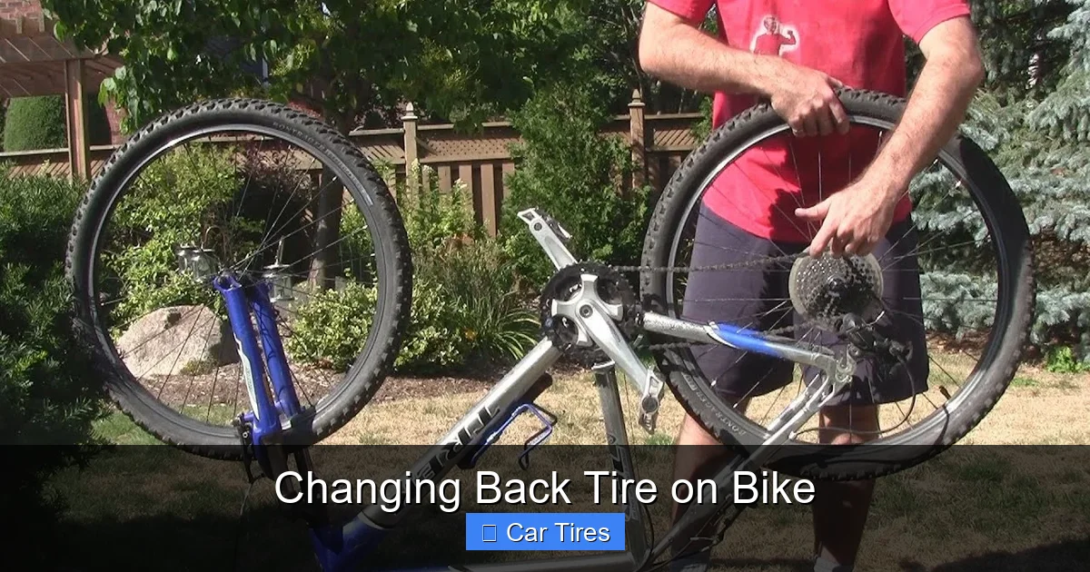 Changing Back Tire on Bike