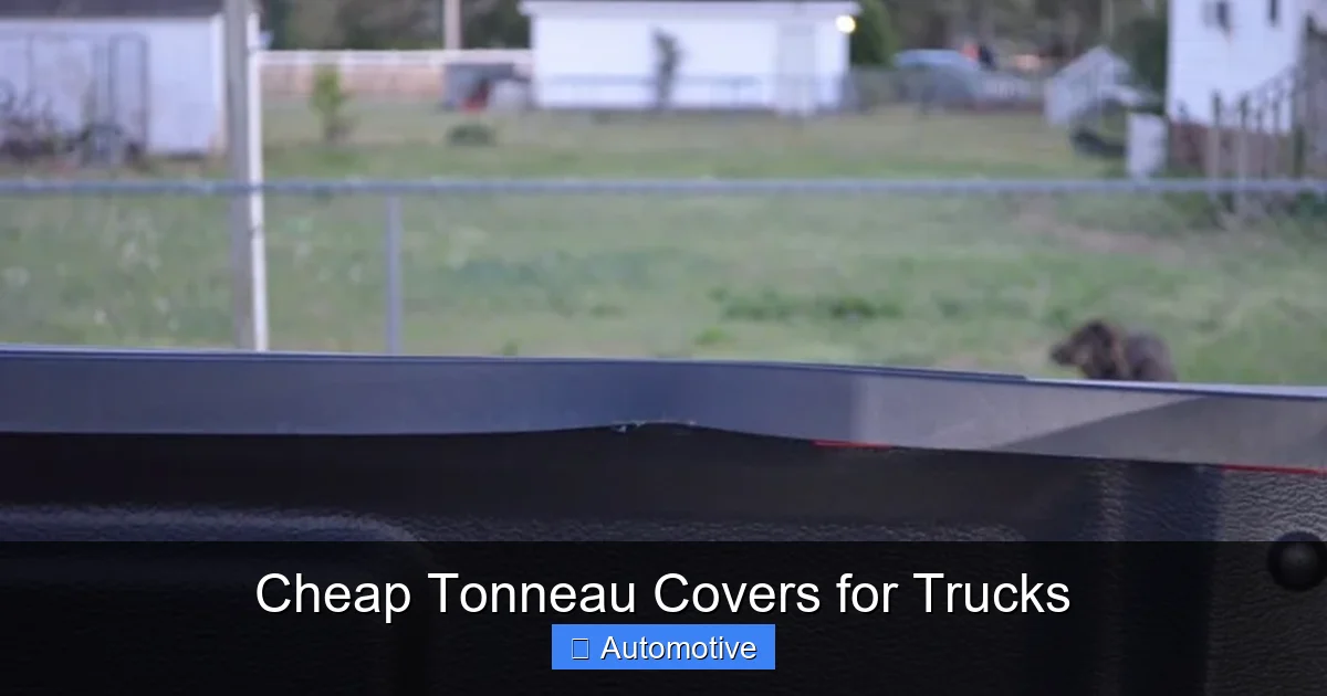 Cheap Tonneau Covers for Trucks