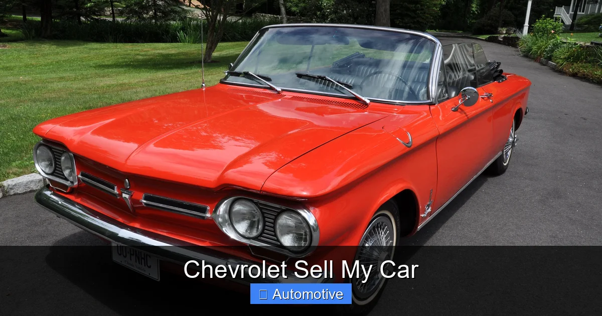 Chevrolet Sell My Car