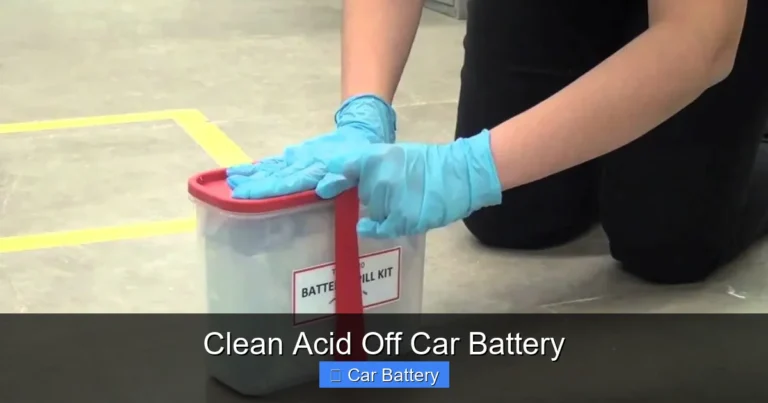 Clean Acid Off Car Battery