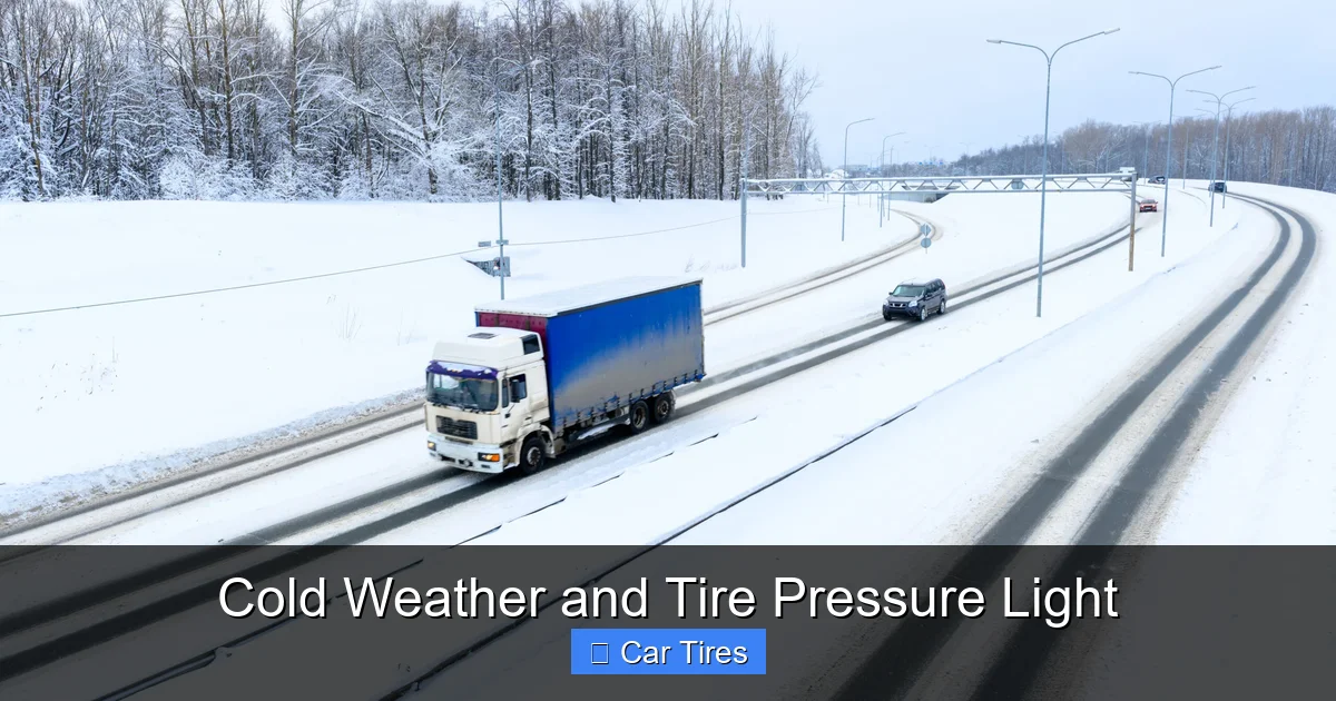 Cold Weather and Tire Pressure Light