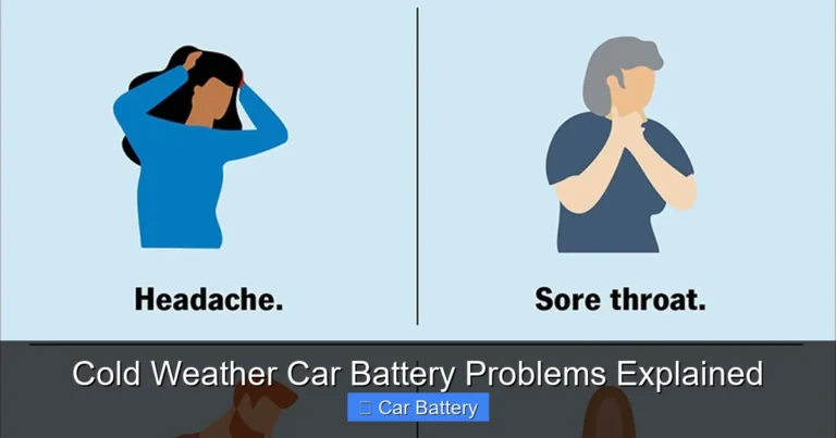 Cold Weather Car Battery Problems Explained