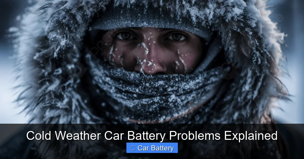 Cold Weather Car Battery Problems Explained