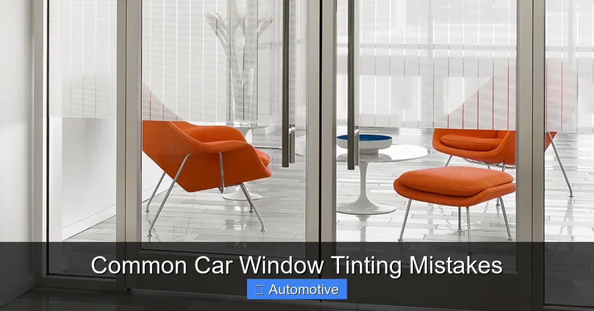 Common Car Window Tinting Mistakes