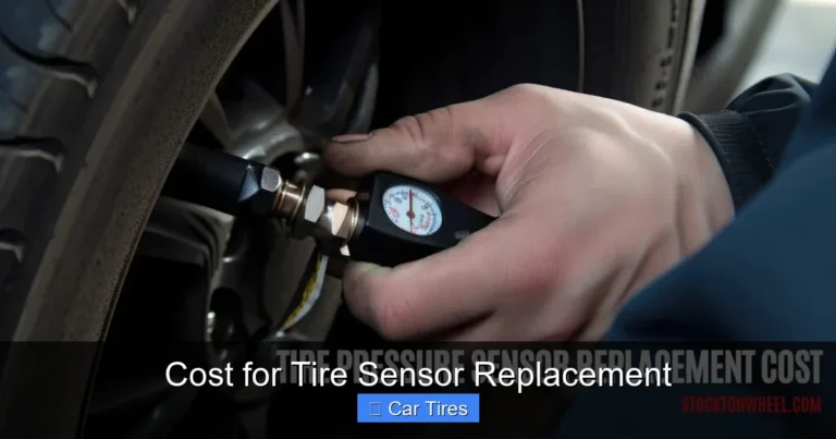 Cost for Tire Sensor Replacement