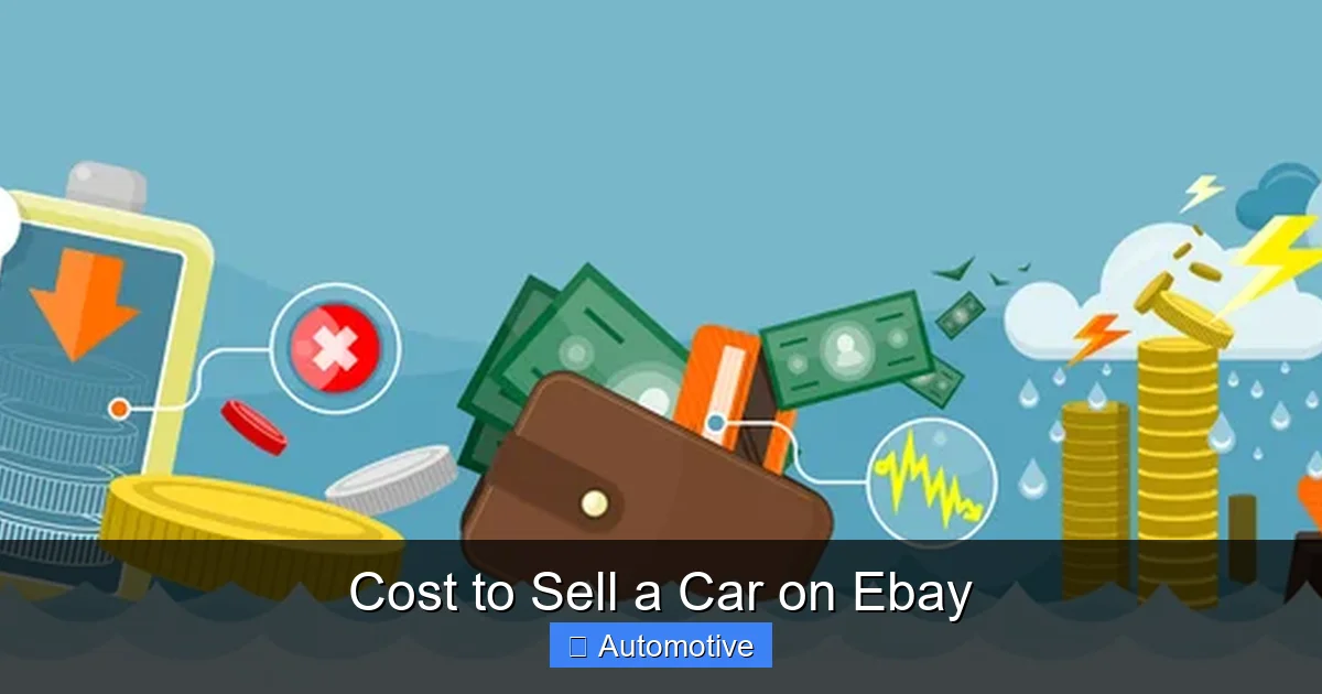 Cost to Sell a Car on Ebay