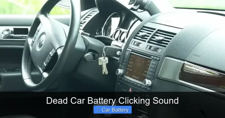 Dead Car Battery Clicking Sound