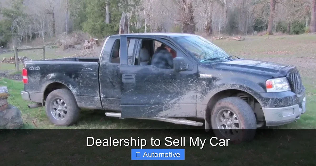 Dealership to Sell My Car