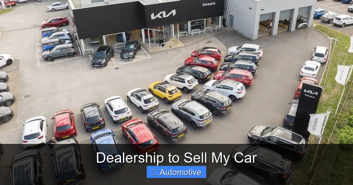 Dealership to Sell My Car
