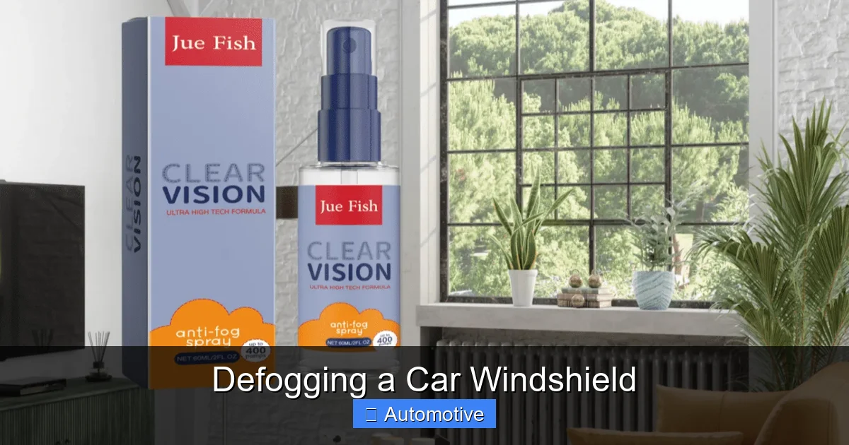 Defogging a Car Windshield