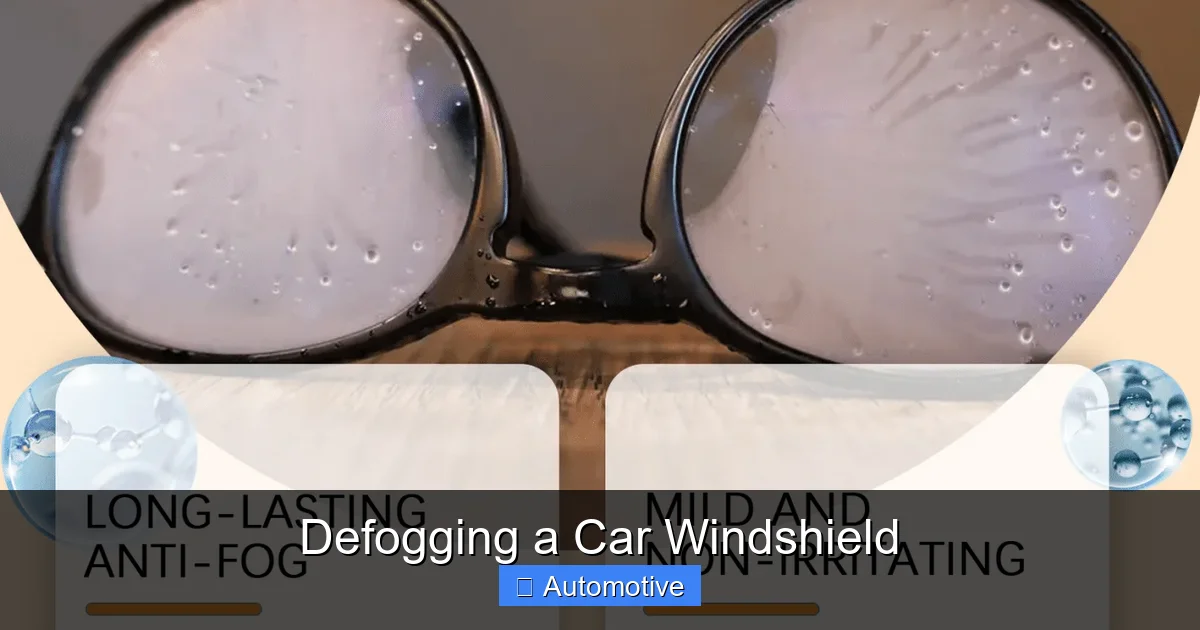 Defogging a Car Windshield