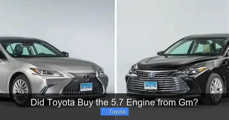 Did Toyota Buy the 5.7 Engine from Gm?