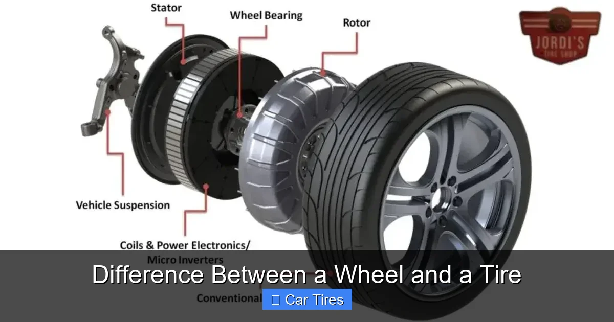 Difference Between a Wheel and a Tire