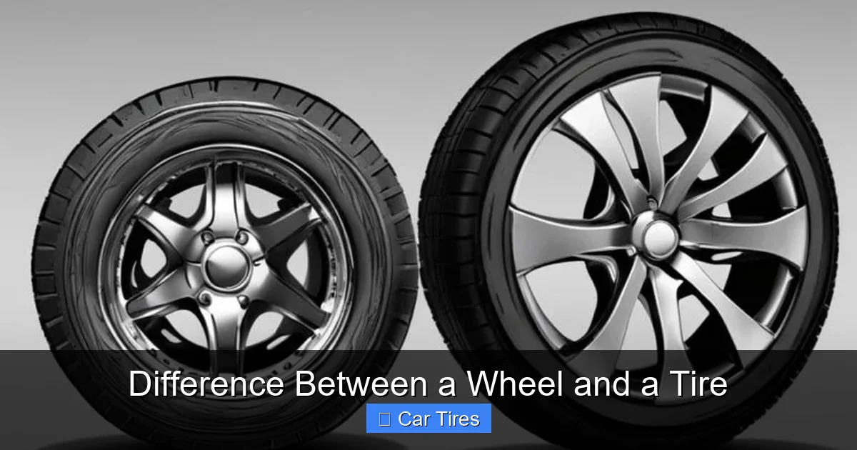 Difference Between a Wheel and a Tire
