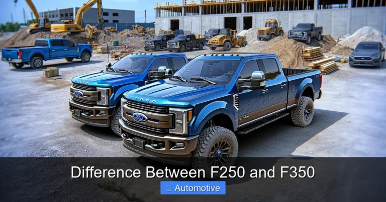 Difference Between F250 and F350