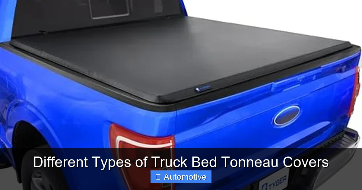 Different Types of Truck Bed Tonneau Covers