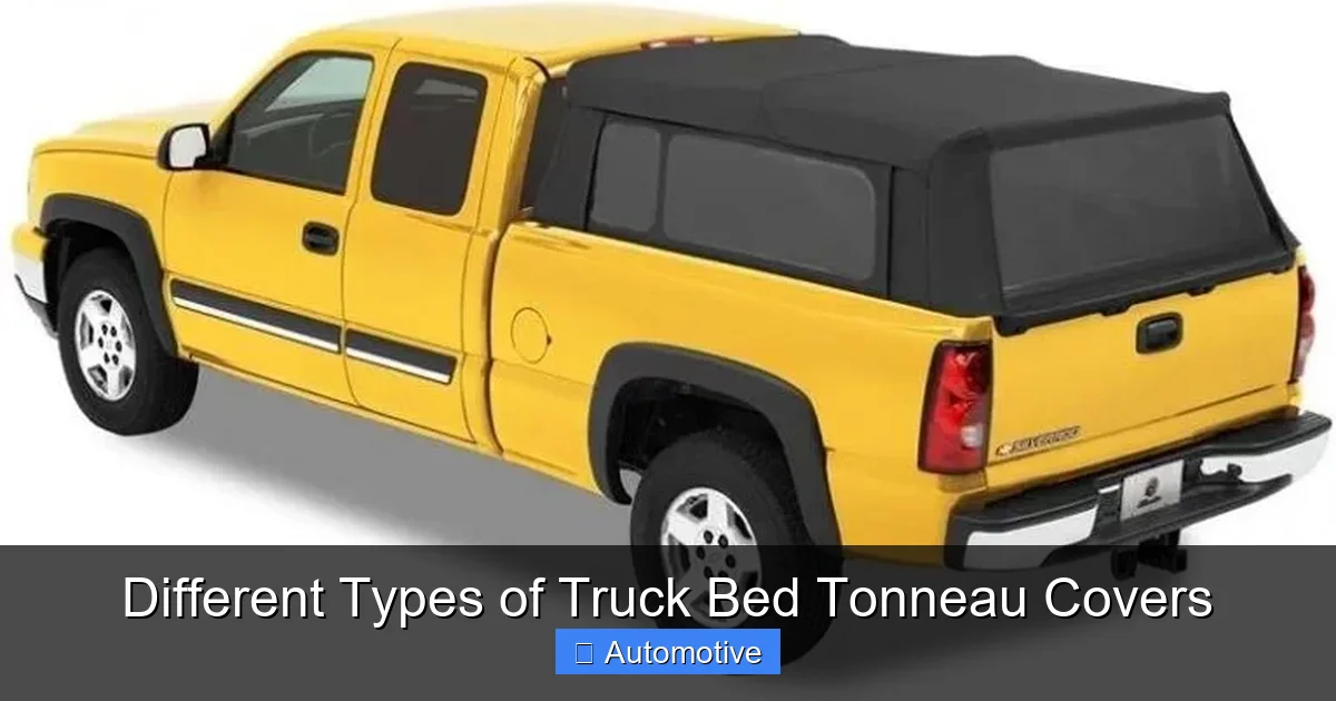 Different Types of Truck Bed Tonneau Covers