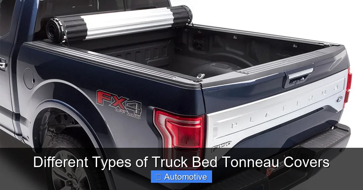 Different Types of Truck Bed Tonneau Covers