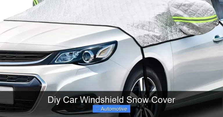 Diy Car Windshield Snow Cover