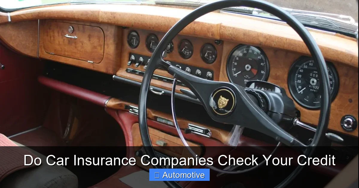 Do Car Insurance Companies Check Your Credit