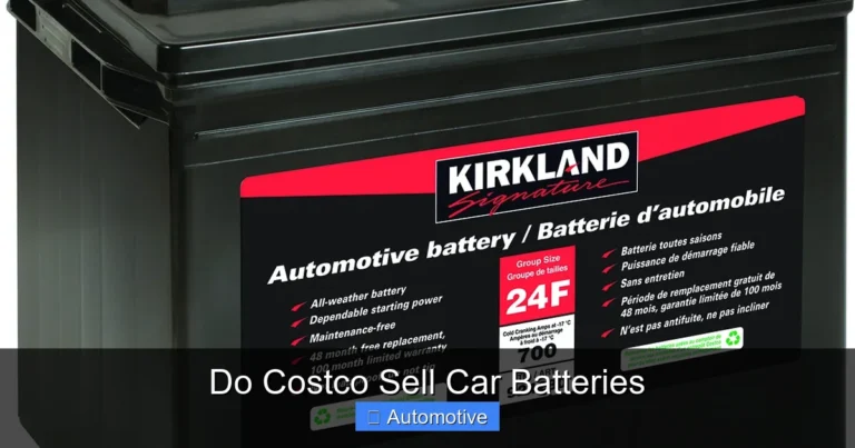Do Costco Sell Car Batteries