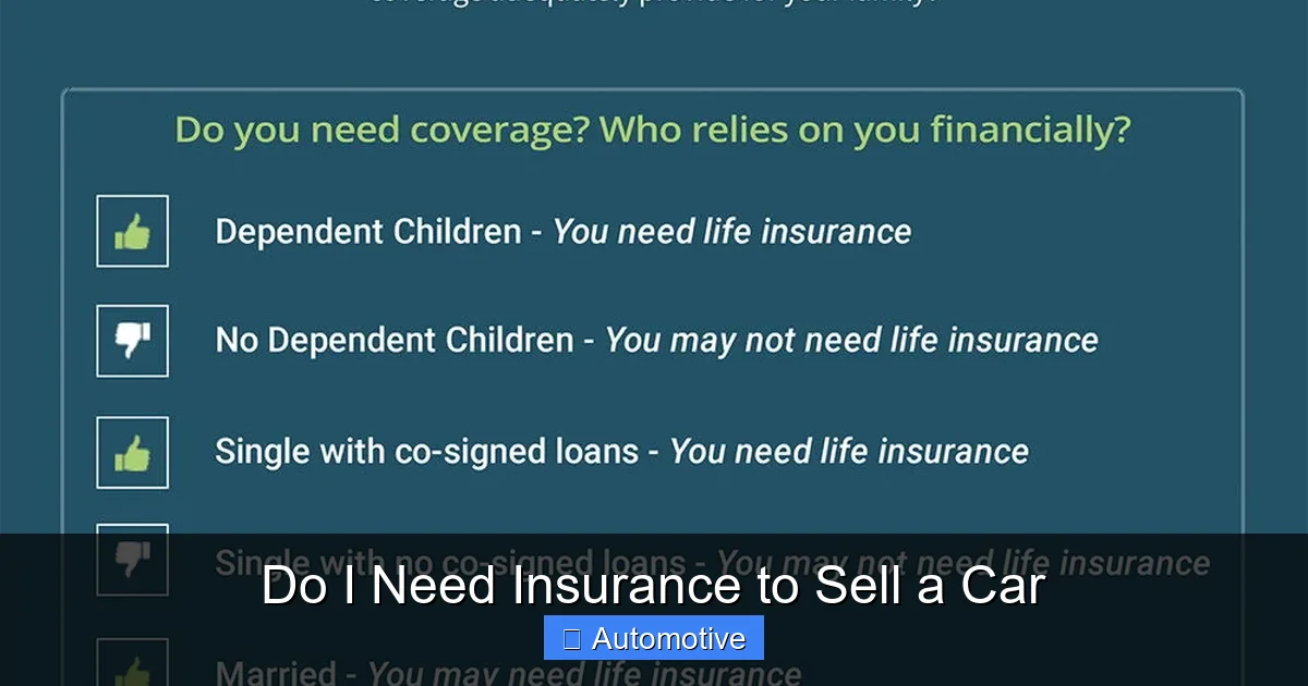 Do I Need Insurance to Sell a Car