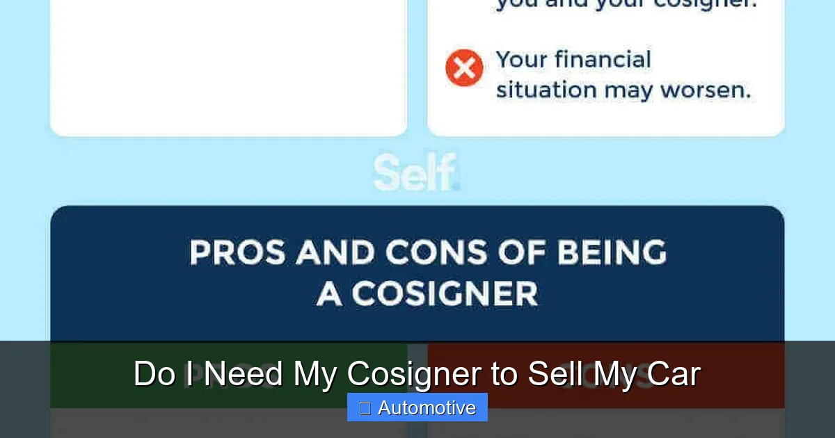 Do I Need My Cosigner to Sell My Car