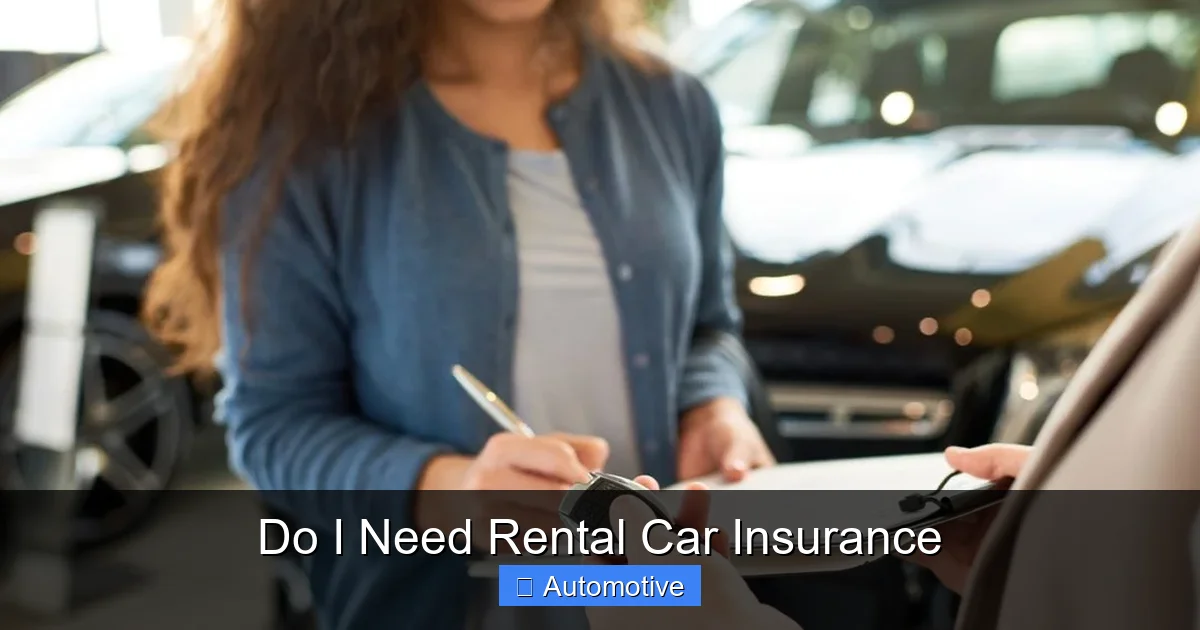Do I Need Rental Car Insurance