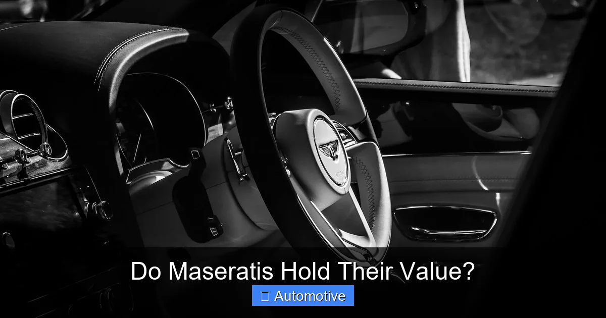 Do Maseratis Hold Their Value?