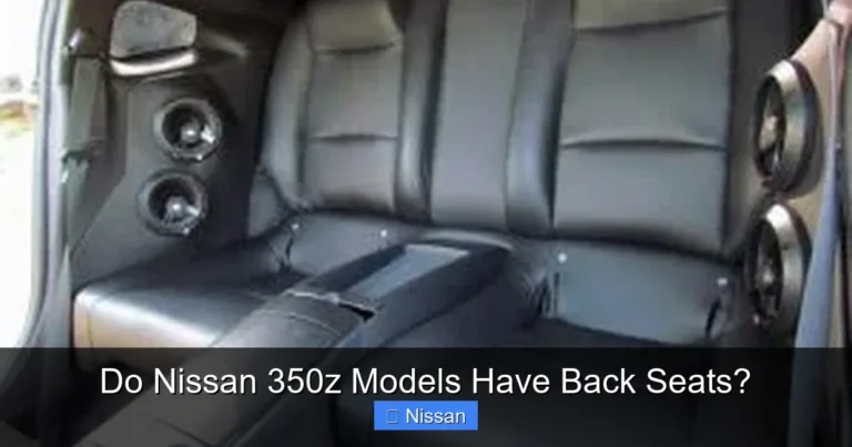 Do Nissan 350z Models Have Back Seats?