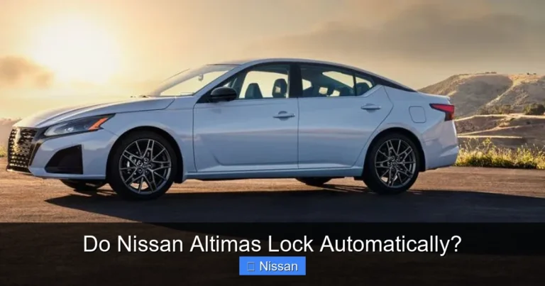 Do Nissan Altimas Lock Automatically?