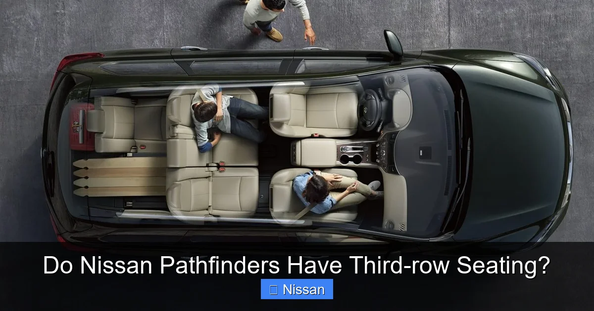 Do Nissan Pathfinders Have Third-row Seating?