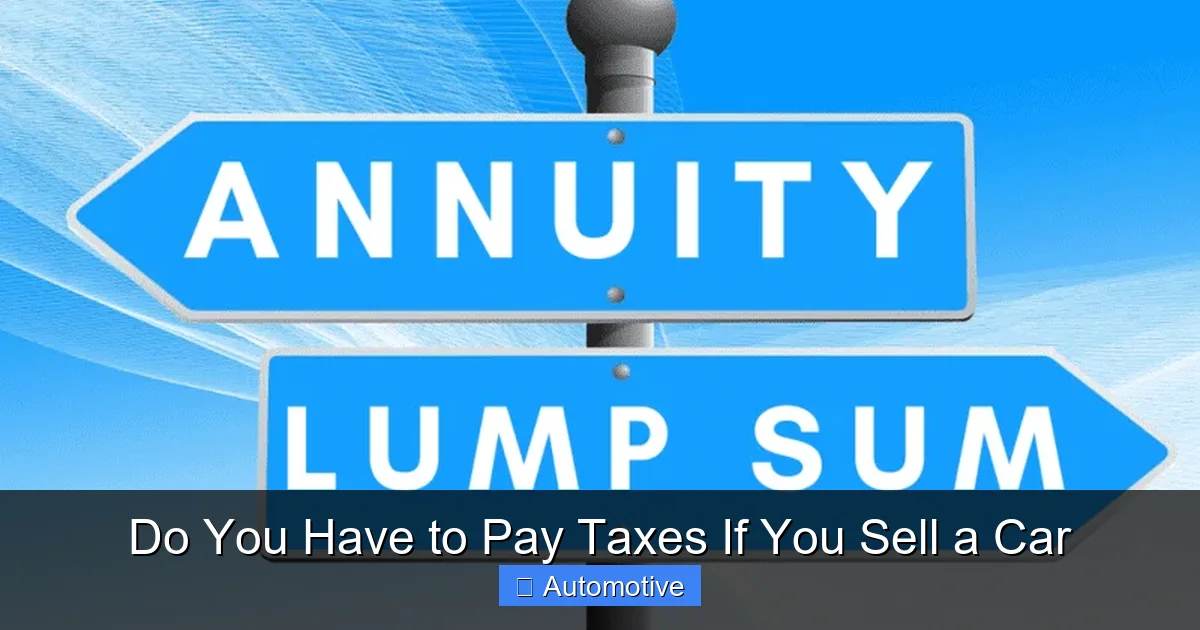 Do You Have to Pay Taxes If You Sell a Car
