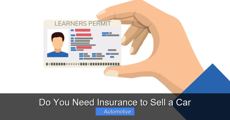 Do You Need Insurance to Sell a Car