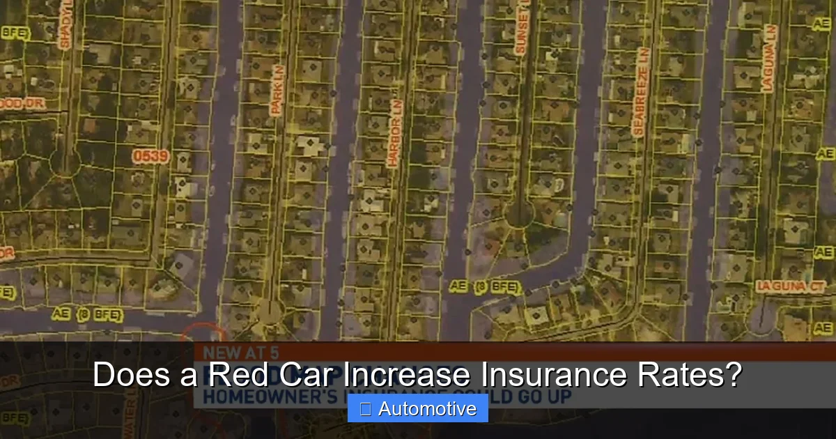 Does a Red Car Increase Insurance Rates?