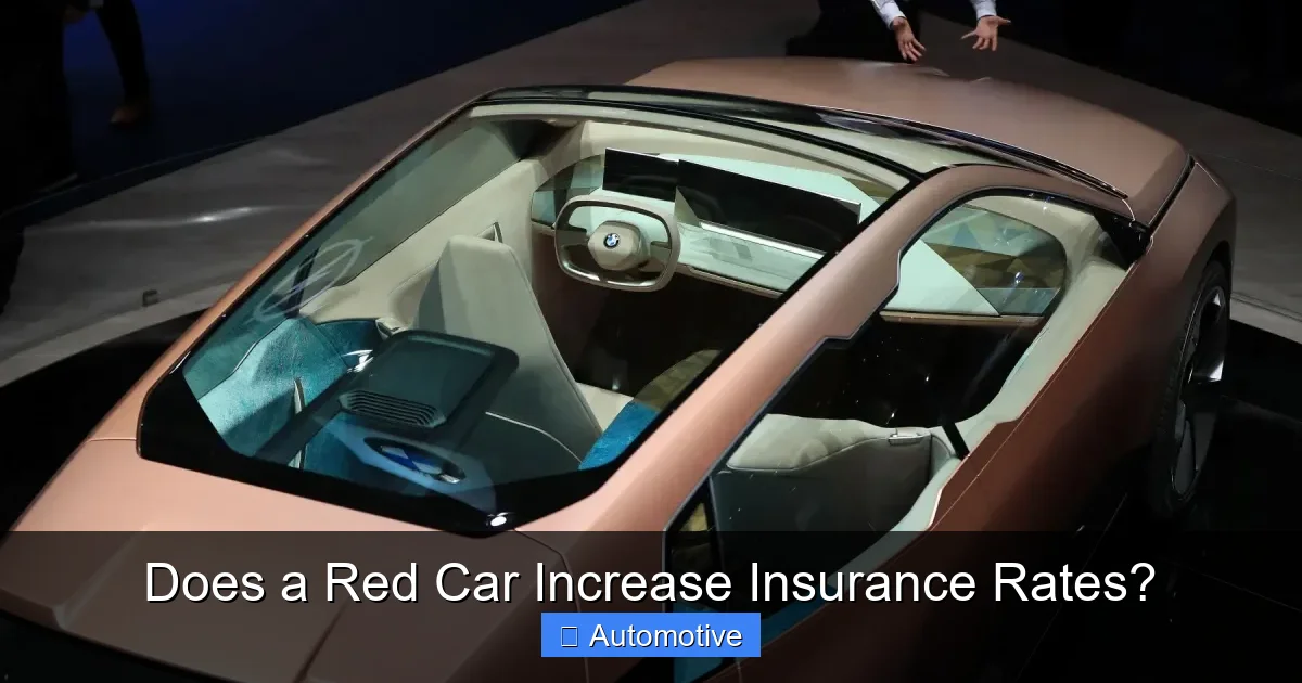 Does a Red Car Increase Insurance Rates?