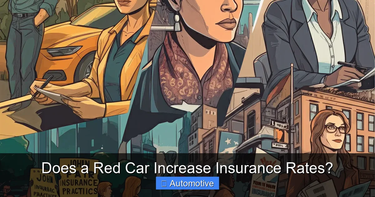 Does a Red Car Increase Insurance Rates?