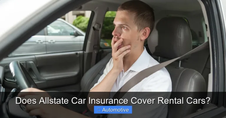 Does Allstate Car Insurance Cover Rental Cars?