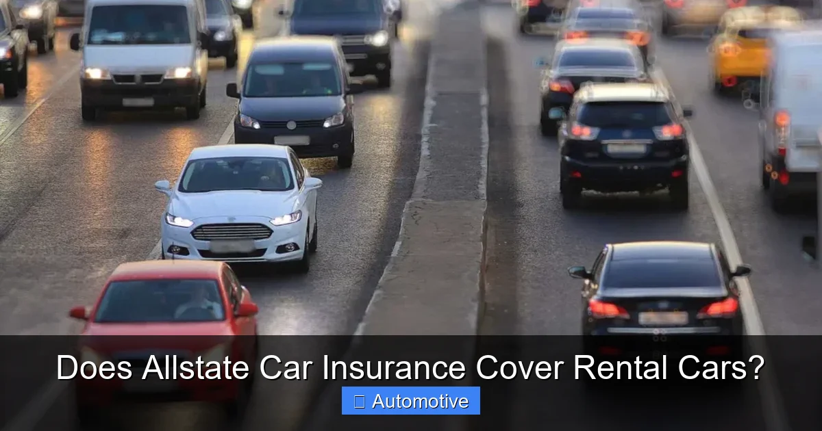 Does Allstate Car Insurance Cover Rental Cars?