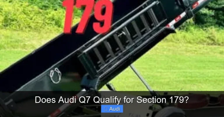 Does Audi Q7 Qualify for Section 179?