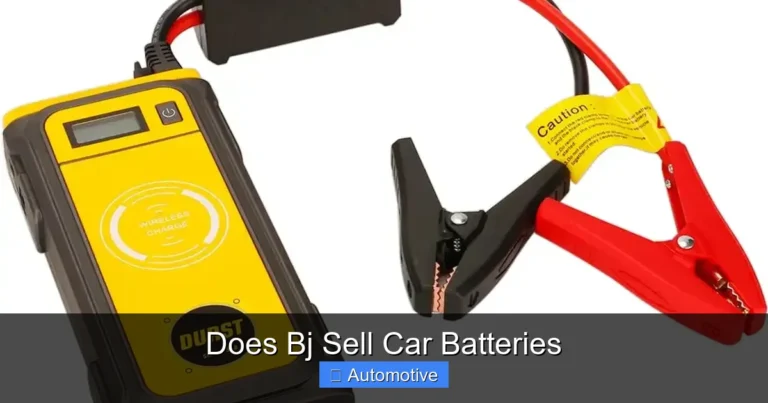 Does Bj Sell Car Batteries