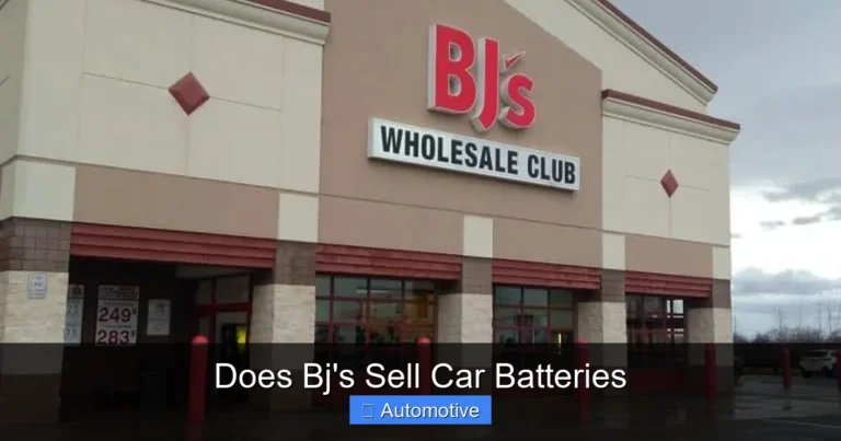Does Bj's Sell Car Batteries