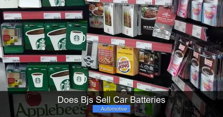 Does Bjs Sell Car Batteries