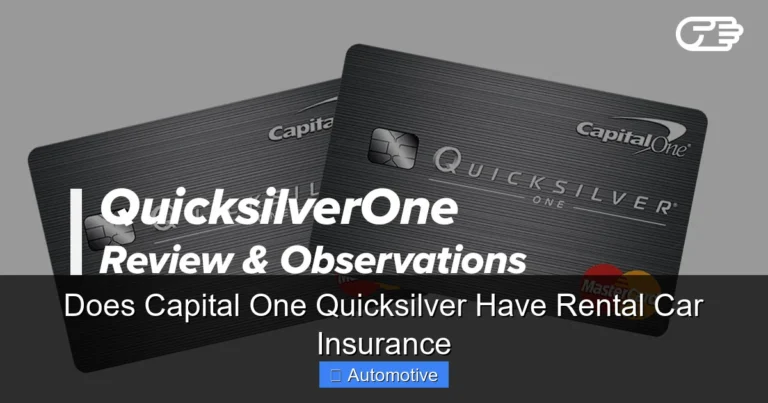 Does Capital One Quicksilver Have Rental Car Insurance