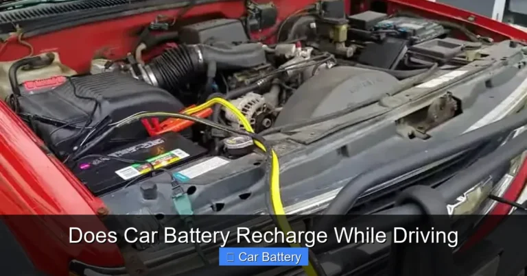 Does Car Battery Recharge While Driving