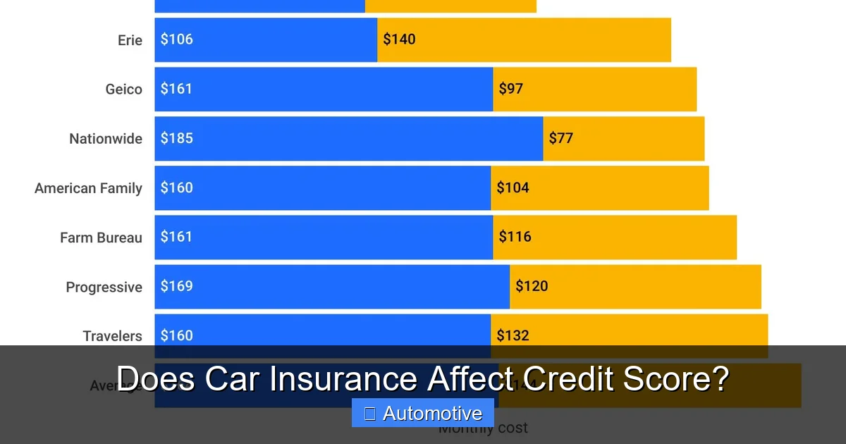 Does Car Insurance Affect Credit Score?