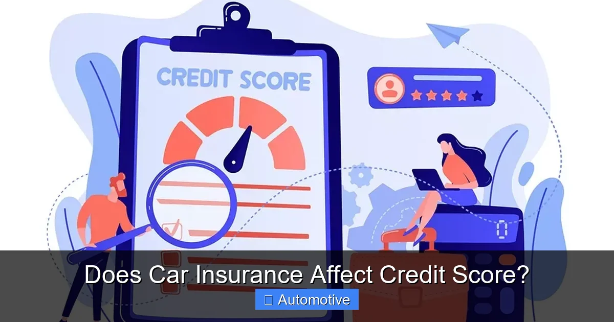 Does Car Insurance Affect Credit Score?