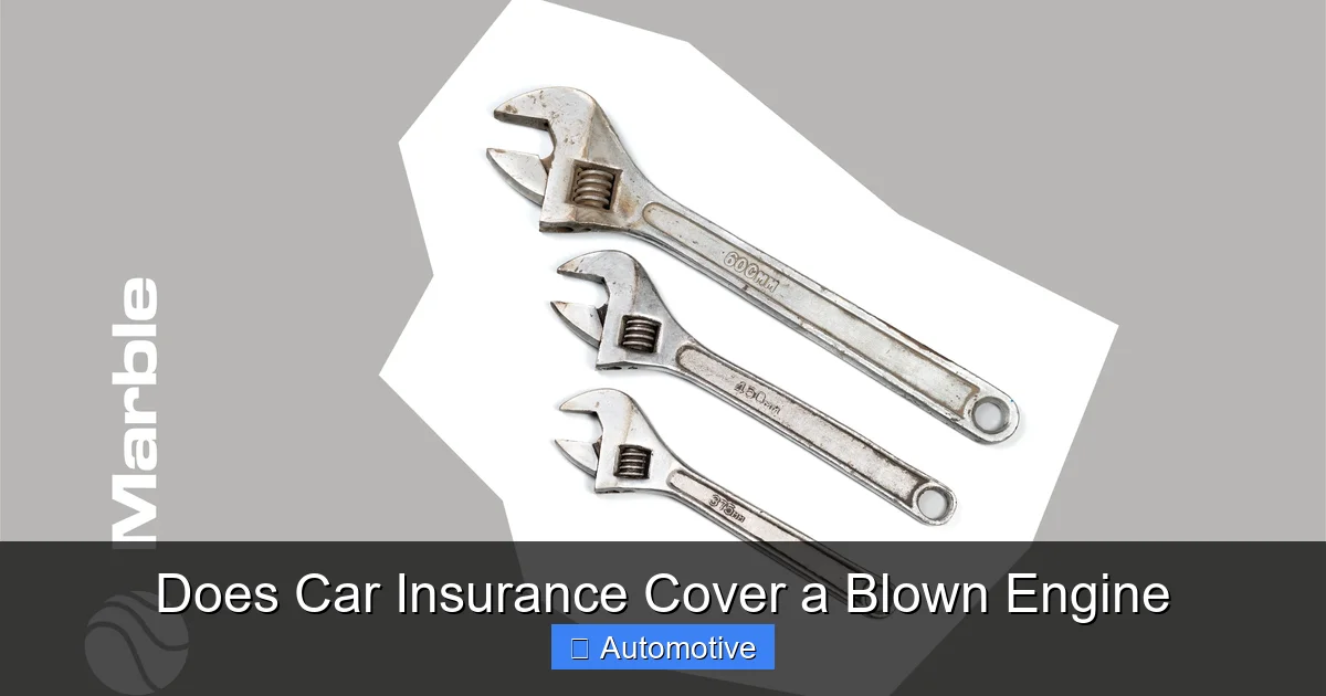 Does Car Insurance Cover a Blown Engine