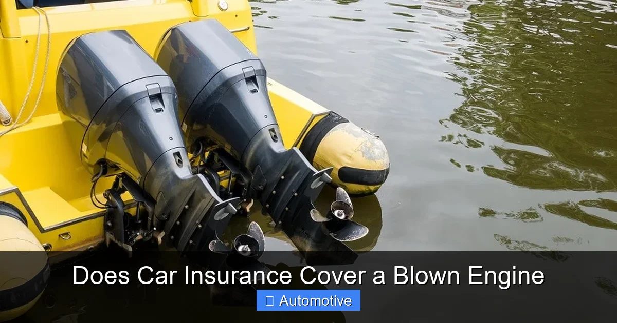 Does Car Insurance Cover a Blown Engine