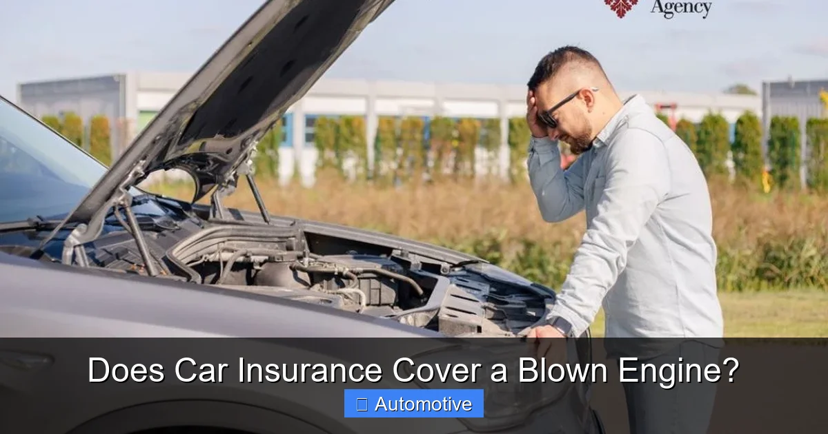 Does Car Insurance Cover a Blown Engine?